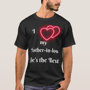 Camiseta Eu amo minha sogra, ela é a melhor