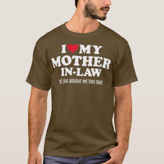 Camiseta Eu amo minha sogra por genro