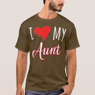 Camiseta Eu amo minha tia
