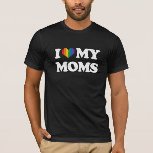 CAMISETA EU AMO MINHAS MÃES -