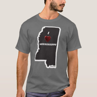Camiseta Eu amo Mississippi