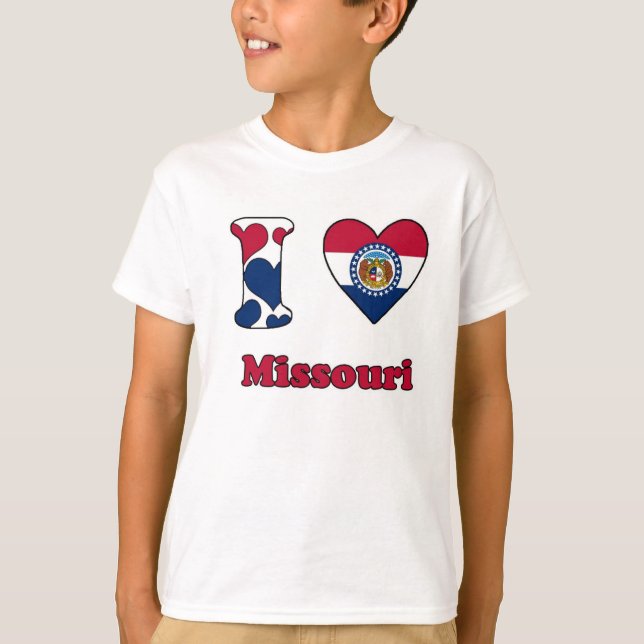 Camiseta Eu amo Missouri (Frente)