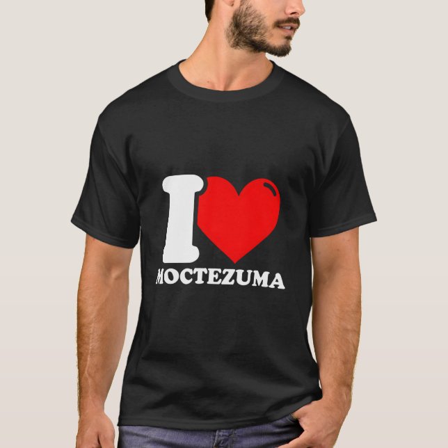 Camiseta Eu Amo Moctezuma (Frente)