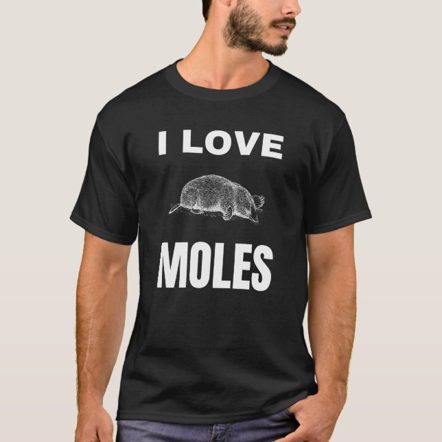 Camiseta Eu amo Moles (Frente)