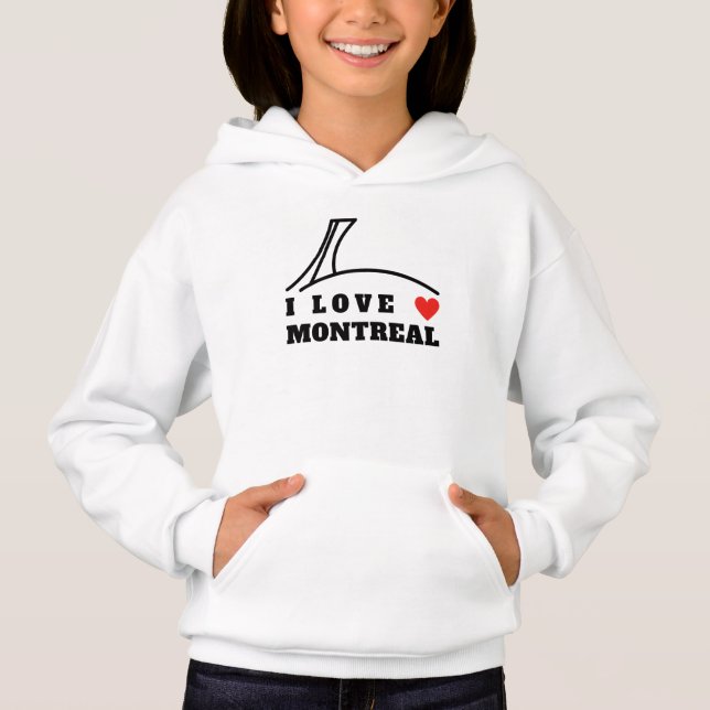 Camiseta Eu Amo Montreal (Frente)