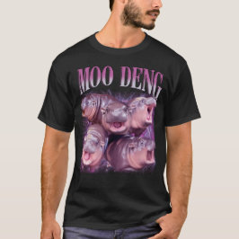 Camiseta Eu amo Moo Deng Bootleg Eu te amo Bouncy Pig