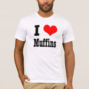 Camiseta EU AMO muffins