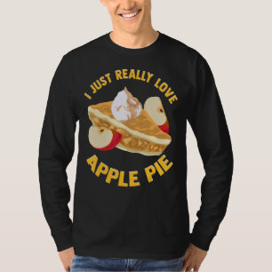 Camiseta Eu Amo Muito A Apple Pie Bakery Fazendo Comida