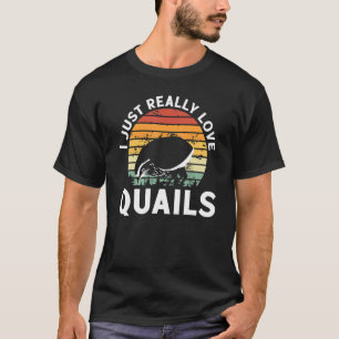 Camiseta Eu Amo Muito A Zoologia Quail Scientist U2013 E