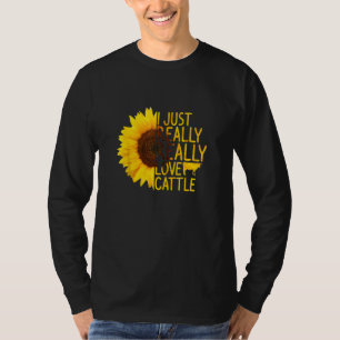 Camiseta Eu Amo Muito Bovinos Mulheres Homens Viram Touro