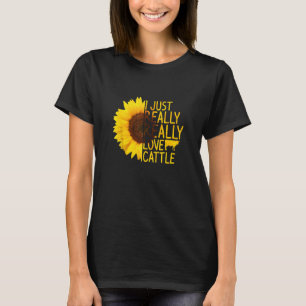 Camiseta Eu Amo Muito Bovinos Mulheres Homens Viram Touro