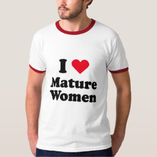 Camiseta Eu amo mulheres maduras
