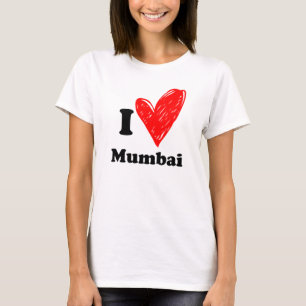 Camiseta Eu amo Mumbai