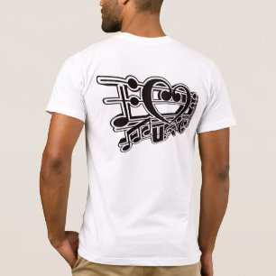 CAMISETA EU AMO MÚSICA