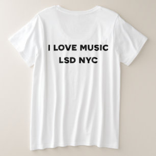 CAMISETA EU AMO MÚSICA