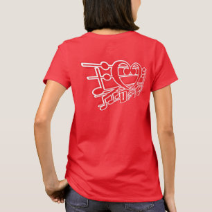 CAMISETA EU AMO MÚSICA