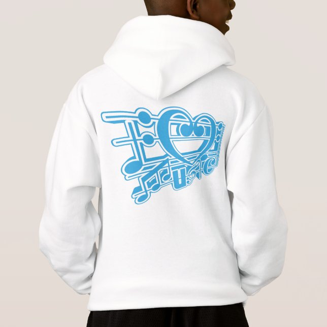 CAMISETA EU AMO MÚSICA (Verso)