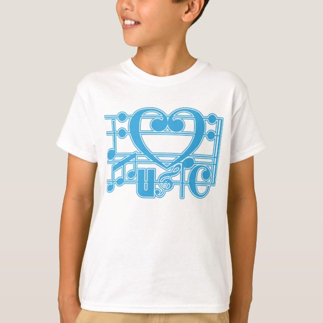 CAMISETA EU AMO MÚSICA (Frente)