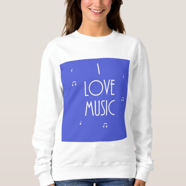 Camiseta eu amo música (Frente)