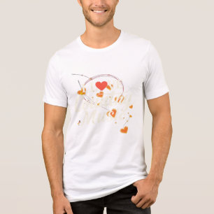 Camiseta Eu Amo Música country - Coração - Estrelas Design