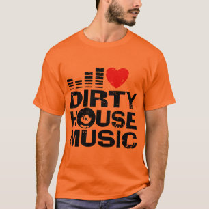 Camiseta Eu Amo Música De Casa Suja