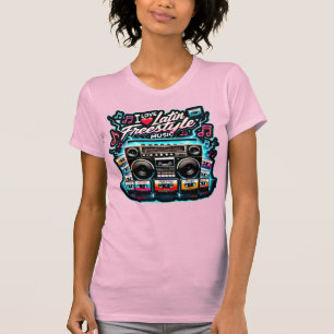 Camiseta Eu Amo Música Latino Livre