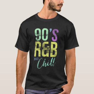 Camiseta Eu Amo Música Rb Dos Anos 90 Rb Chill Hip Hop