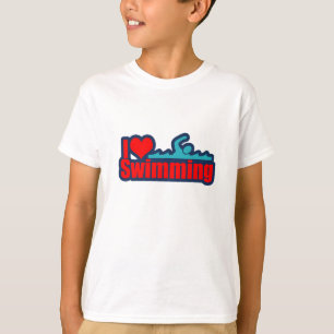 Camiseta Eu amo nadar