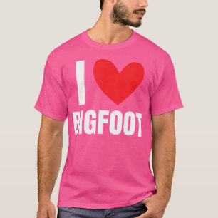 Camiseta Eu Amo Nat Da Criatura Da Floresta Do Coração De P