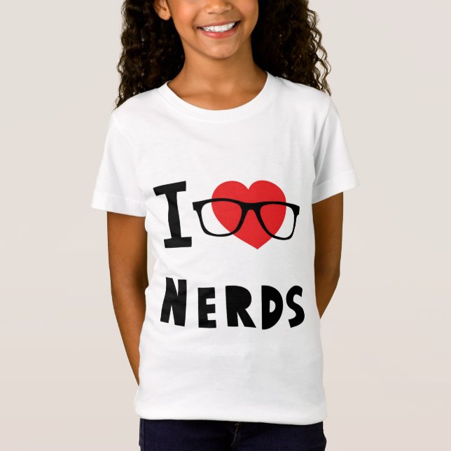 Camiseta Eu amo nerd (Frente)
