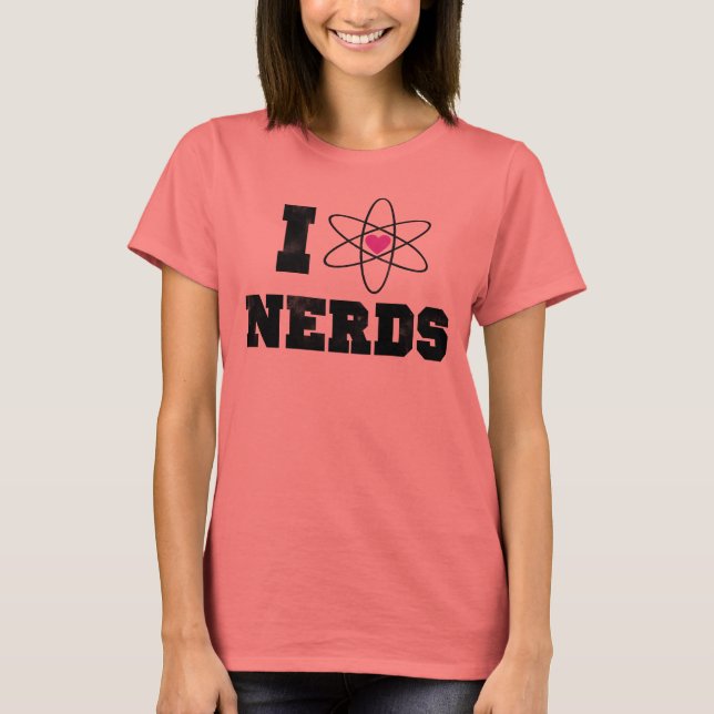 Camiseta Eu amo nerd (Frente)
