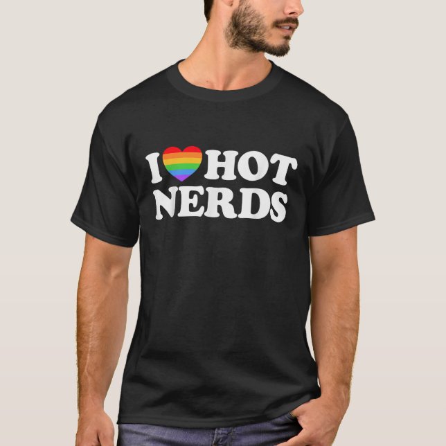 Camiseta Eu Amo Nerd Quentes Geeks Engraçados Gamer Intelig (Frente)
