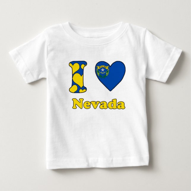 Camiseta Eu amo Nevada (Frente)
