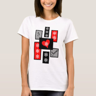 Camiseta Eu Amo Neve