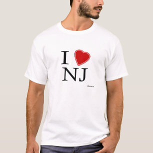 Camiseta Eu amo New-jersey