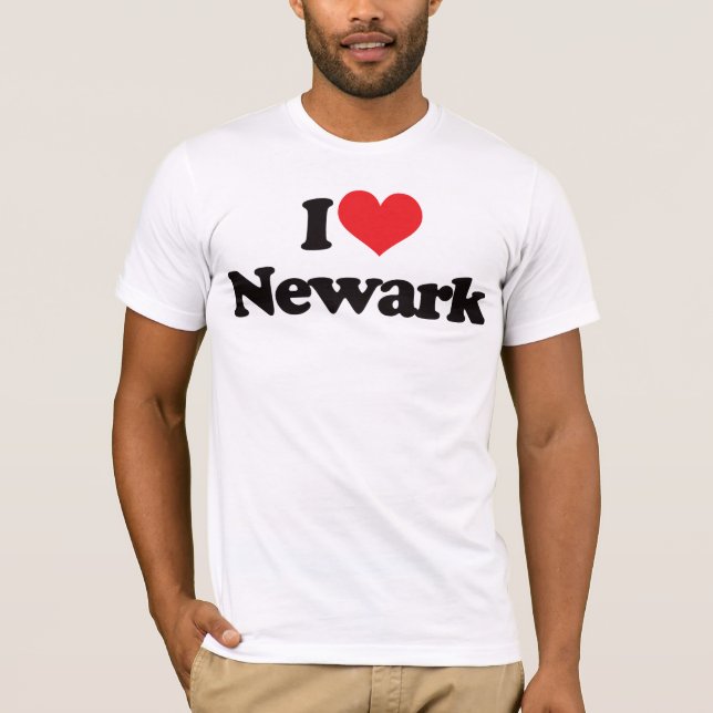 Camiseta Eu amo Newark (Frente)