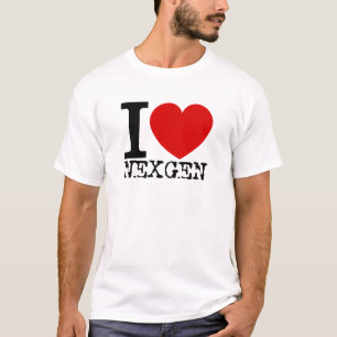 Camiseta Eu amo NexGen (o preto)