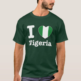 Camiseta eu amo Nigéria