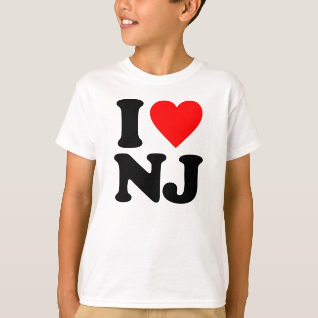 CAMISETA EU AMO NJ (Frente)