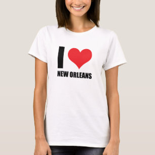Camiseta Eu amo Nova Orleans