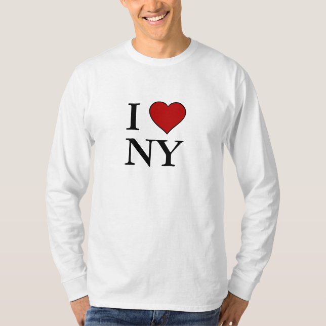 Camiseta Eu amo Nova York (Frente)