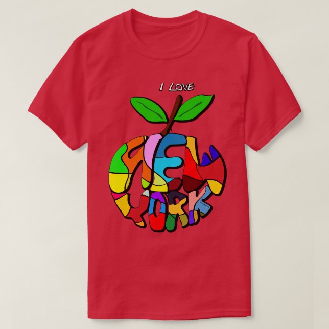 Camiseta Eu Amo Nova York (Frente do Design)