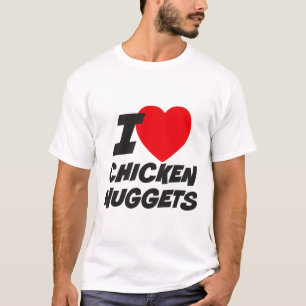 Camiseta Eu Amo Nuggets de Frango