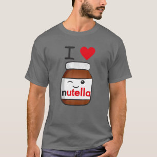 Camiseta Eu amo Nutellas