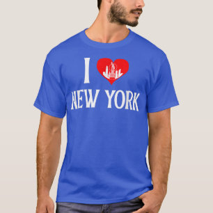 Camiseta Eu Amo NY I Heart Nova Iorque NYC Family Viagem
