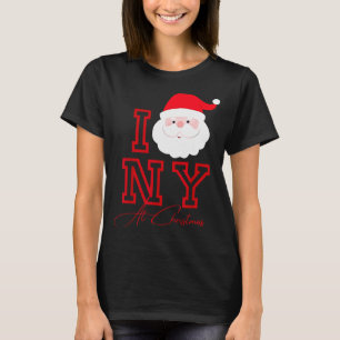 Camiseta Eu Amo Ny No Natal Papai Noel 