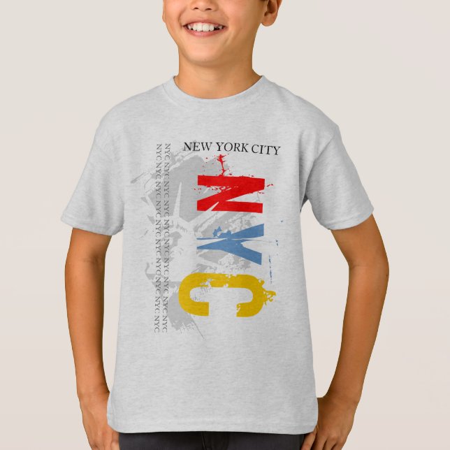 Camiseta Eu amo NYC (Frente)