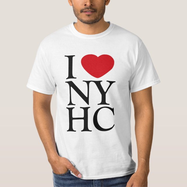 Camiseta Eu amo NYHC (Frente)