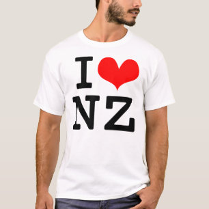 Camiseta Eu amo NZ