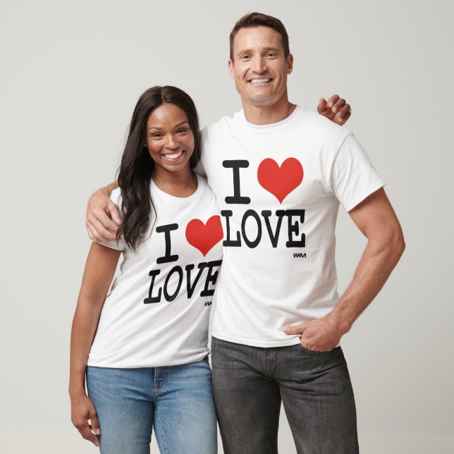 Camiseta Eu amo o amor (Unissex)